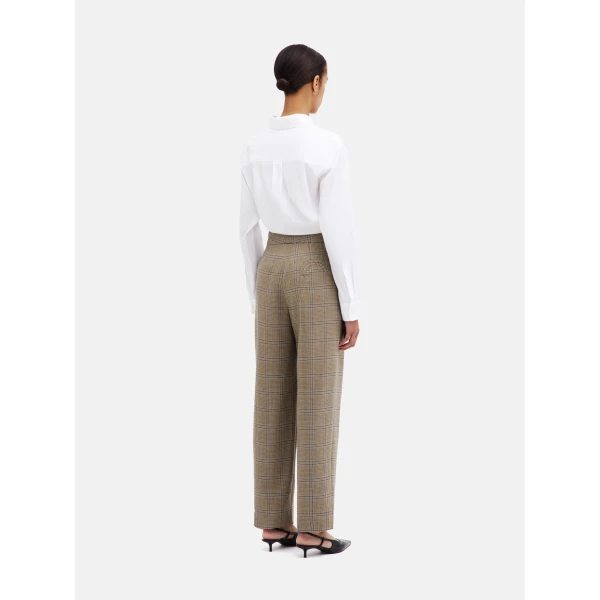 Blazé Milano Glassy Pant in Saona Beige, view 4