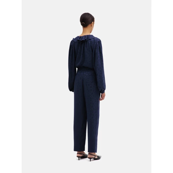 Blazé Milano Glassy Pant in Seahorses Deep Blue, view 3