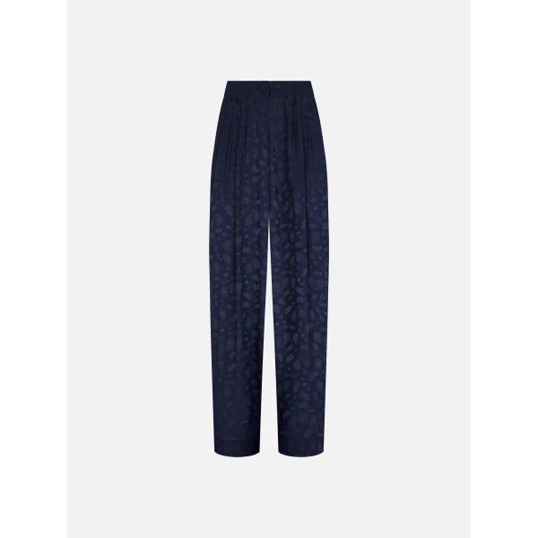 Blazé Milano Glassy Pant in Seahorses Deep Blue, view 4