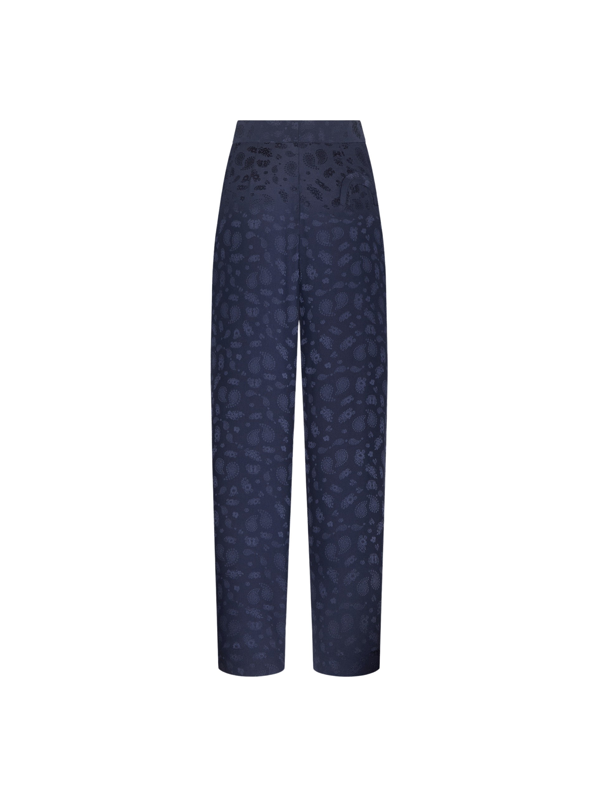 Blazé Milano Glassy Pant in Seahorses Deep Blue