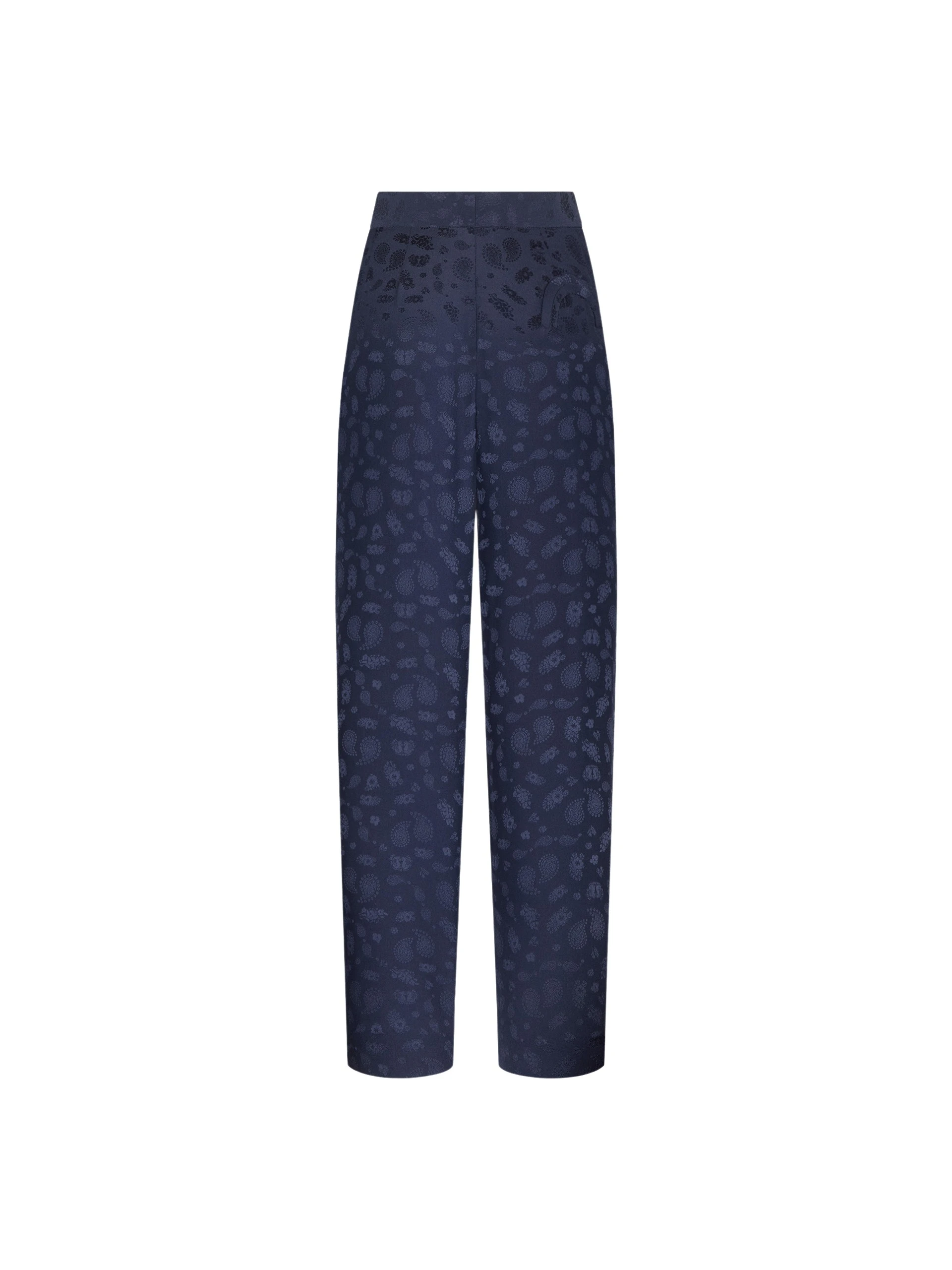 Blazé Milano Glassy Pant in Seahorses Deep Blue