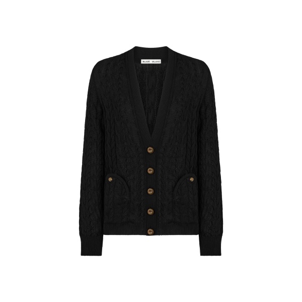 blazé milano ket cardigan in black