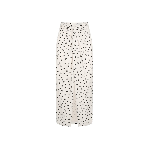 blazé milano konik maxi shirt in mariquita pois white