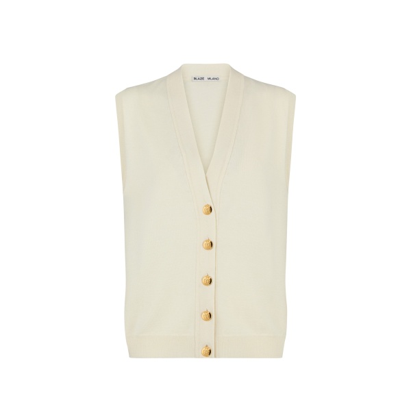 blazé milano maine gilet in butter