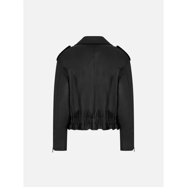 Blazé Milano Mick Bomber Jacket in Vegas Baby Black, view 5
