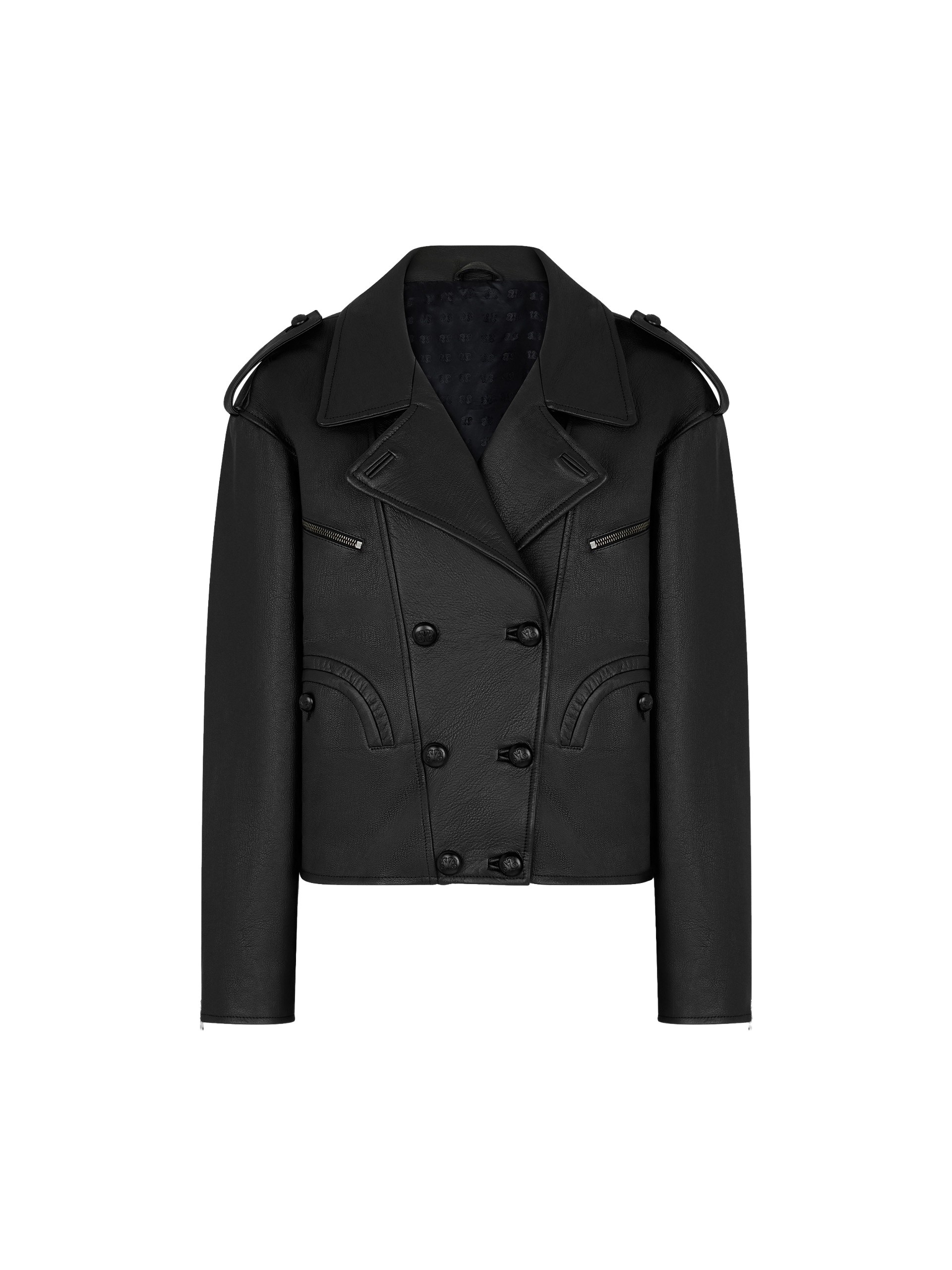 Blazé Milano Mick Bomber Jacket in Vegas Baby Black