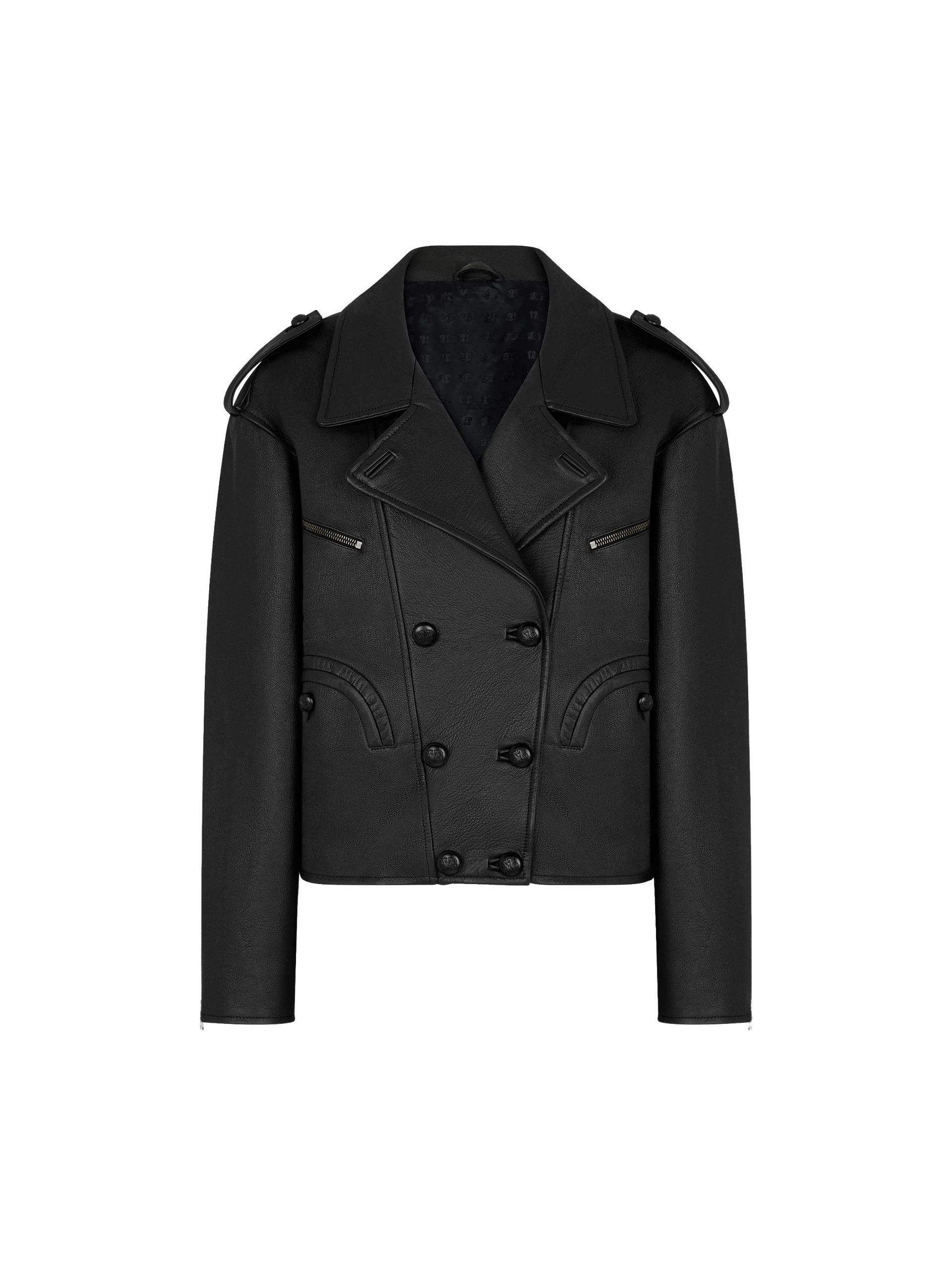 Blazé Milano Mick Bomber Jacket in Vegas Baby Black