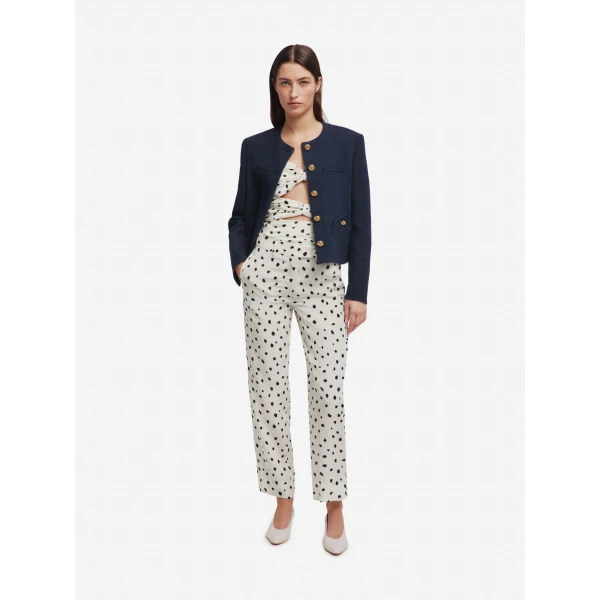 Blazé Milano Nana Pants in Mariquita Pois White, view 2