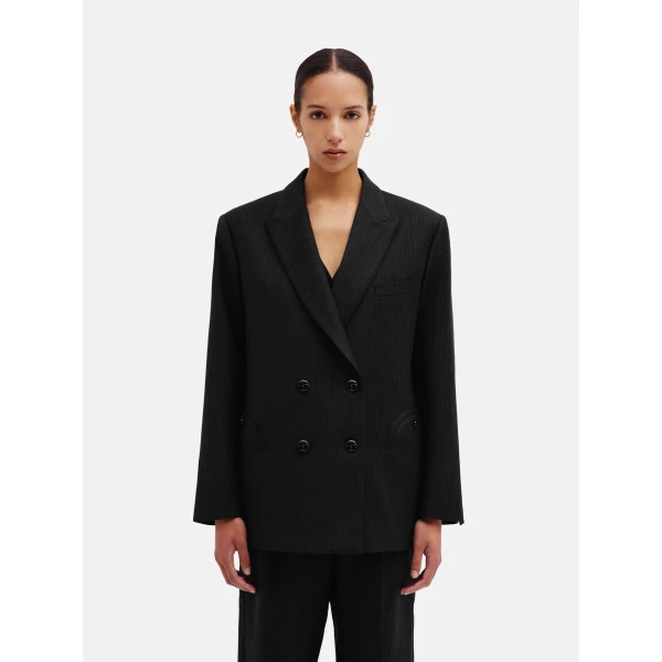 Blazé Milano Nightbreak Blazer in Classy Carbon Black, view 2