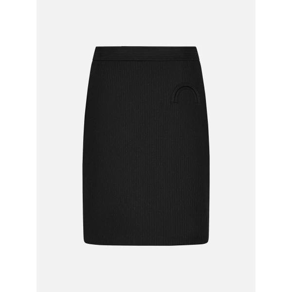 Blazé Milano Popeye Skirt in Classy Carbon Black, view 2