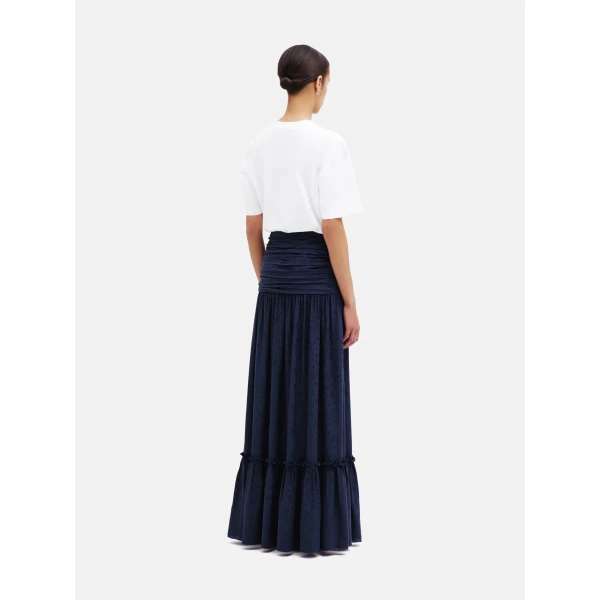 Blazé Milano Shagya Skirt in Seahorses Deep Blue, view 3
