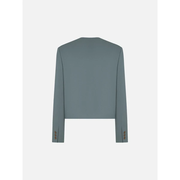 Blazé Milano Shamo Bolero in Mystere Aqua Jacket, view 6
