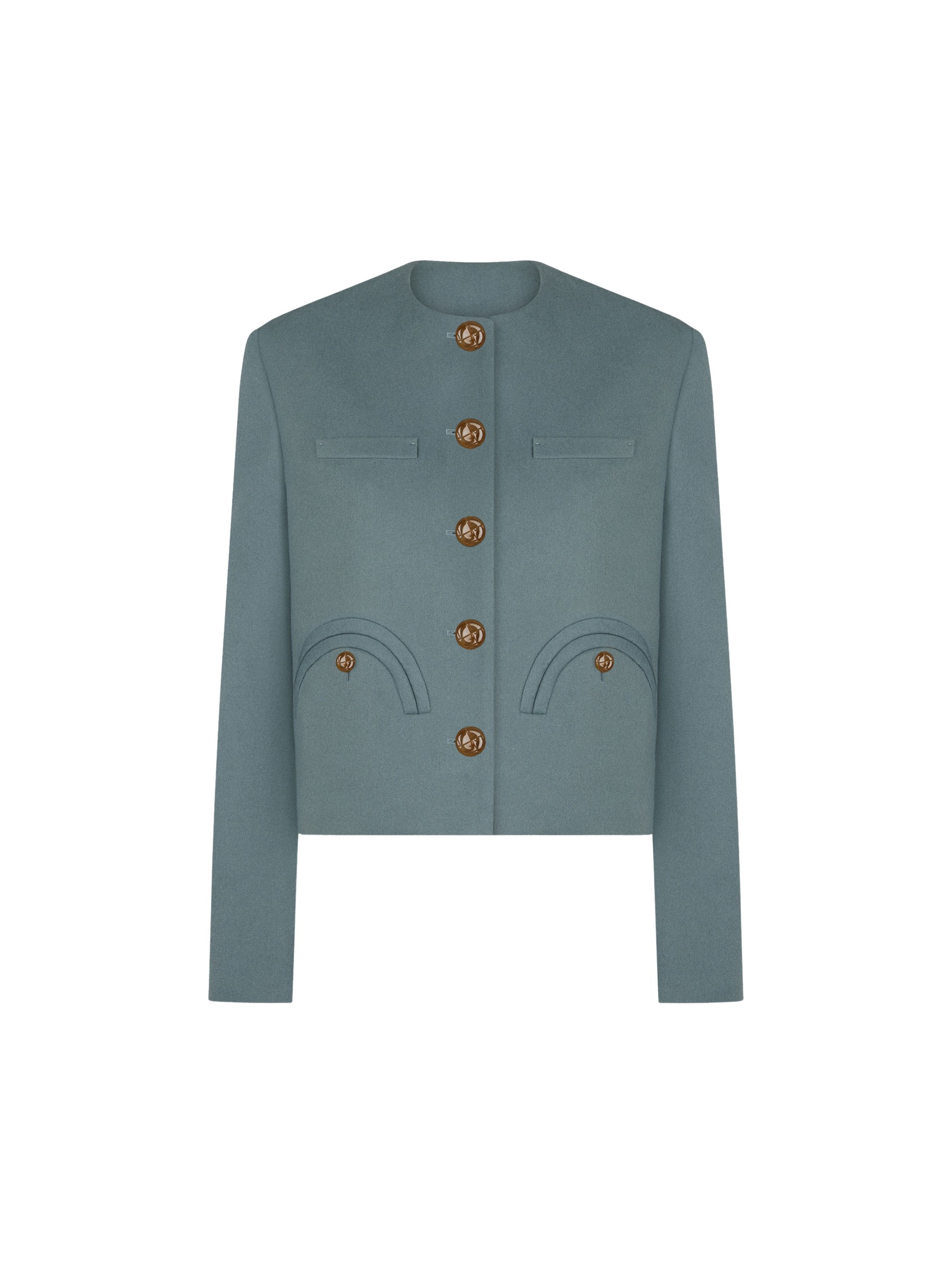 Blazé Milano Shamo Bolero in Mystere Aqua Jacket