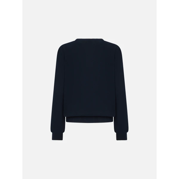 Blazé Milano V Neck in Highland Marino Knit, view 4