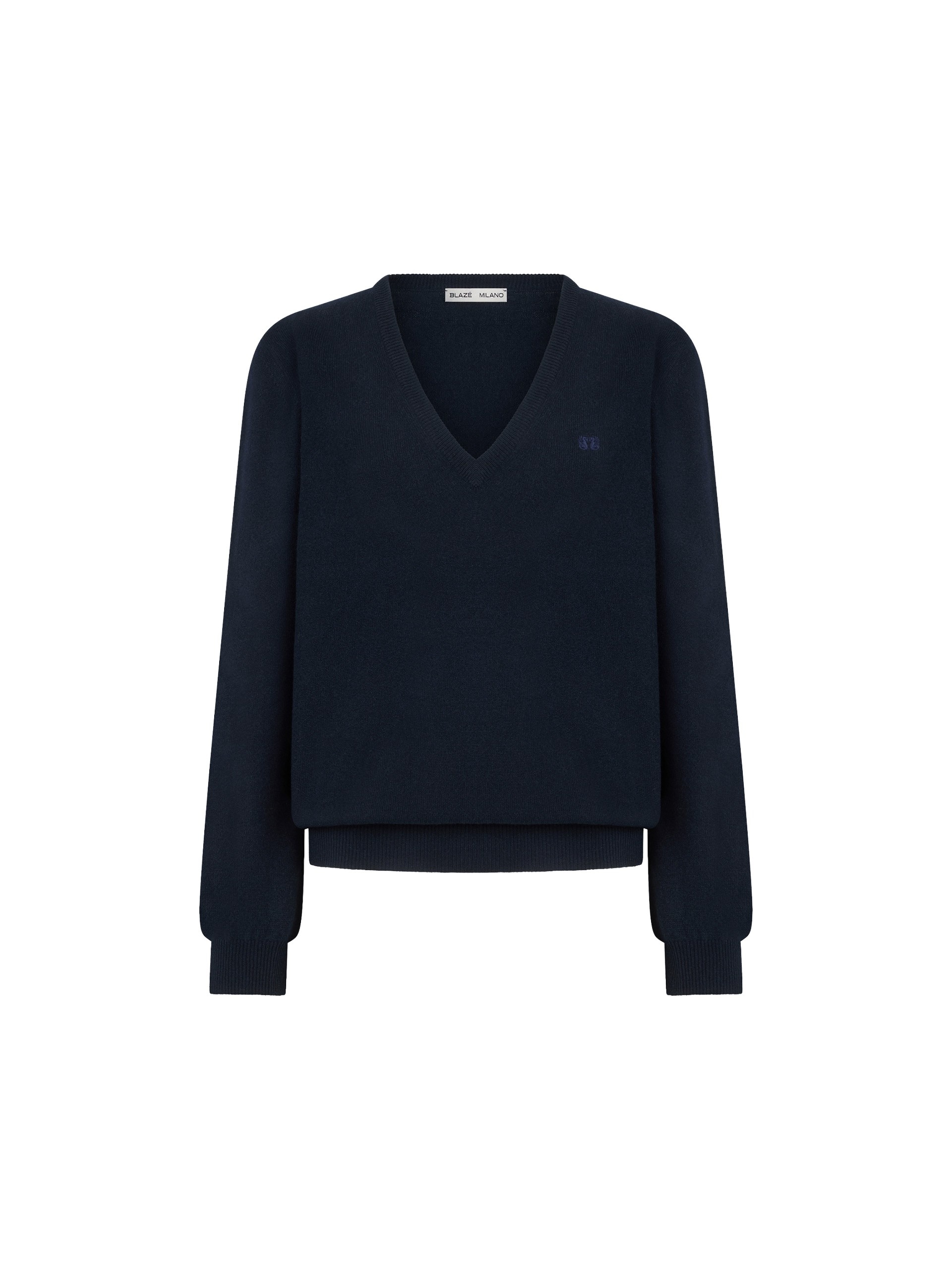 Blazé Milano V Neck in Highland Marino Knit