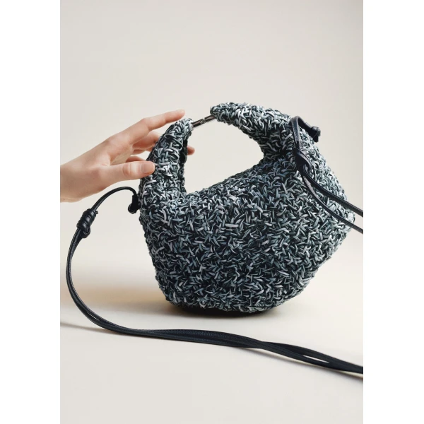 Polene Béri in Navy Bag, view 2