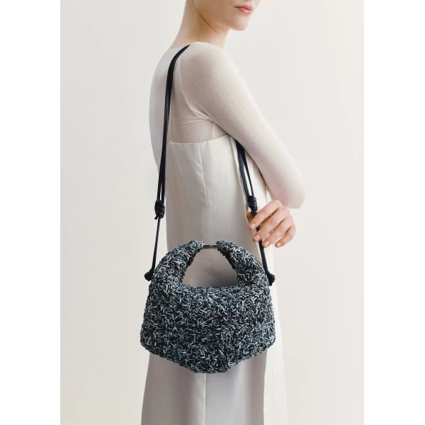 Polene Béri in Navy Bag, view 3