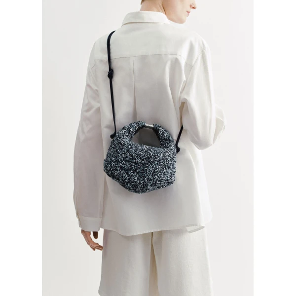 Polene Béri in Navy Bag, view 4