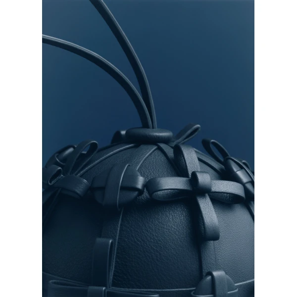 Polene Button Bow Sphere in Ink Bag, view 4