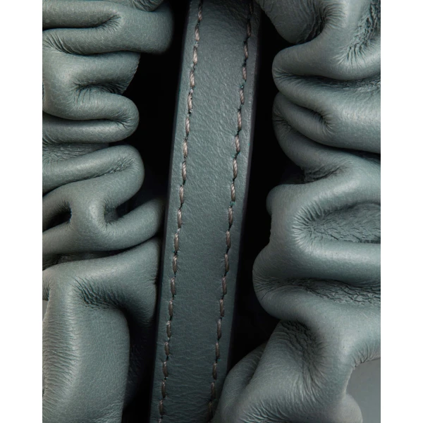 Strathberry Charlotte Drawstring in Stone Blue, view 4