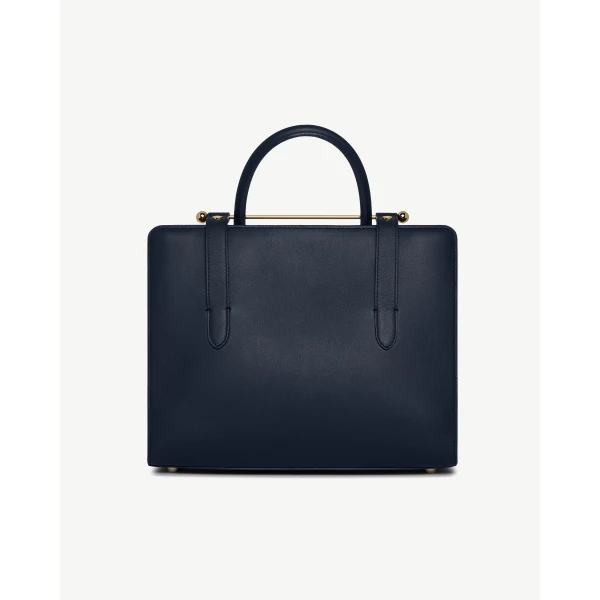 Strathberry Midi Tote in Marine Blue, view 4