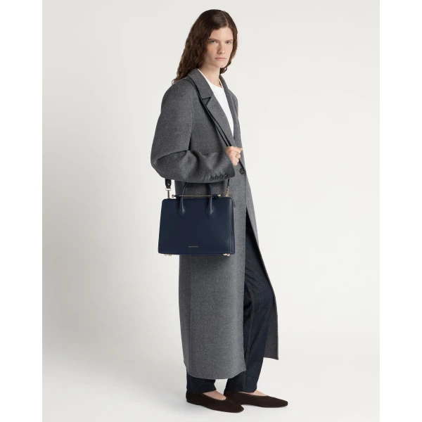 Strathberry Midi Tote in Marine Blue, view 8