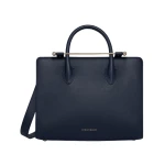 Strathberry Midi Tote in Marine Blue
