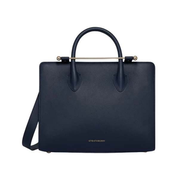 Midi Tote in Marine Blue