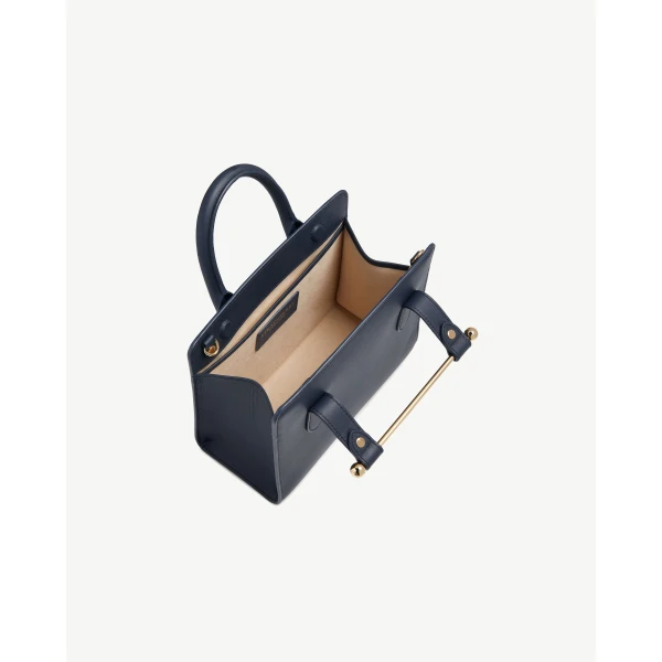 Strathberry Mini Tote in Marine Blue, view 5
