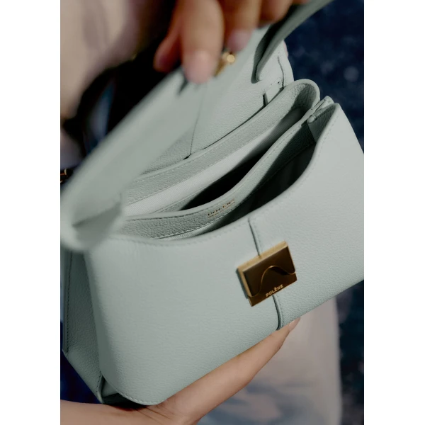 Polene Mokki Mini in Sea Foam Bag, view 5