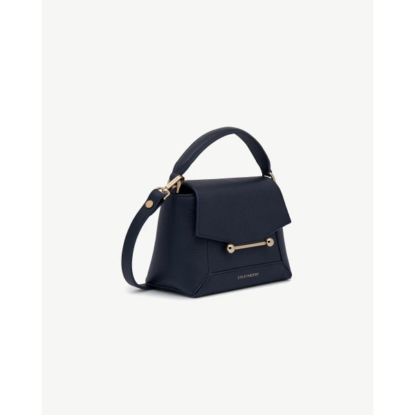 Strathberry Mosaic Nano in Navy, view 3