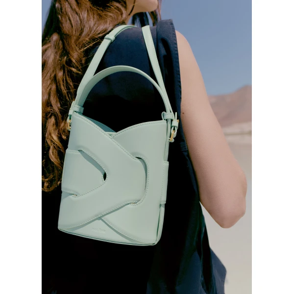 Polene Nodde Seau in Sea Foam Bag, view 3