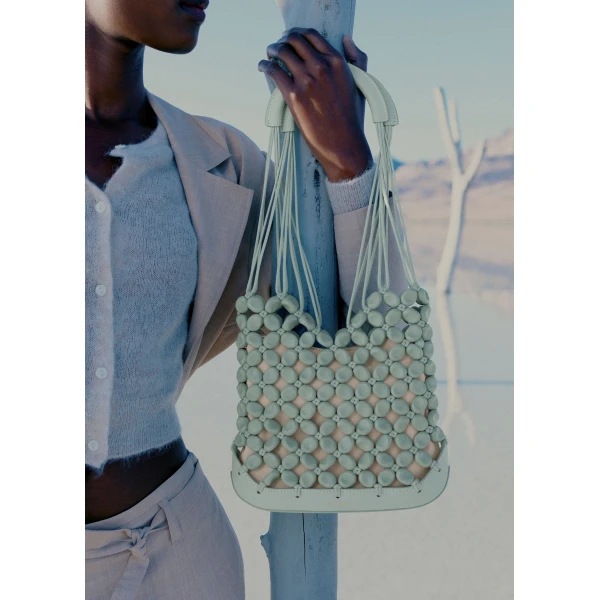Polene Solé in Sea Foam Bag, view 2