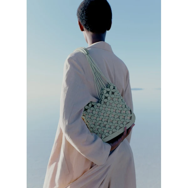 Polene Solé in Sea Foam Bag, view 3