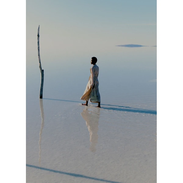 Polene Solé in Sea Foam Bag, view 4