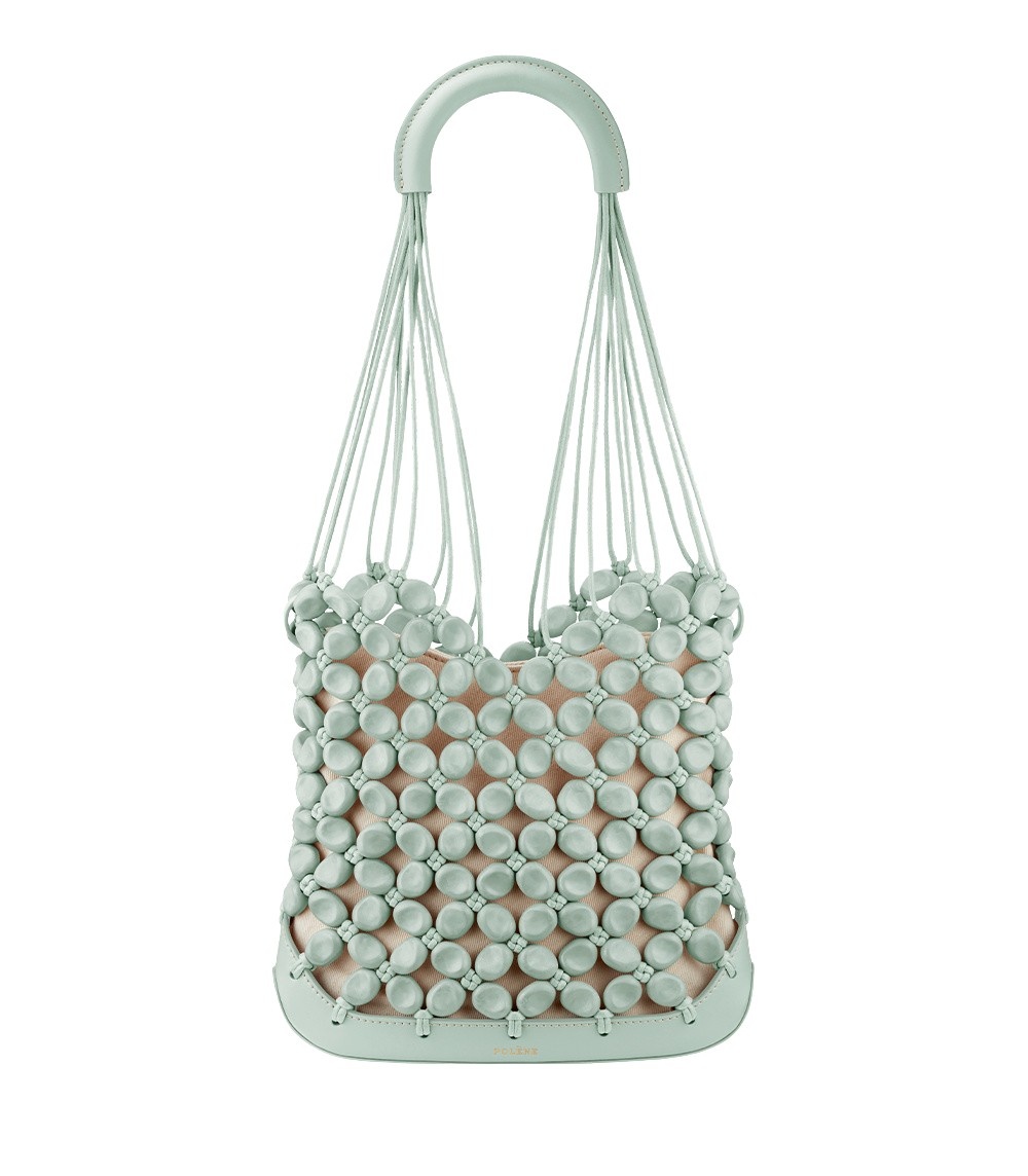 Polène Solé in Sea Foam Solé in Sea Foam - Shoulder & Crossbody Bags - Parisian Luxury Leather Bag at Luxury Shoes 