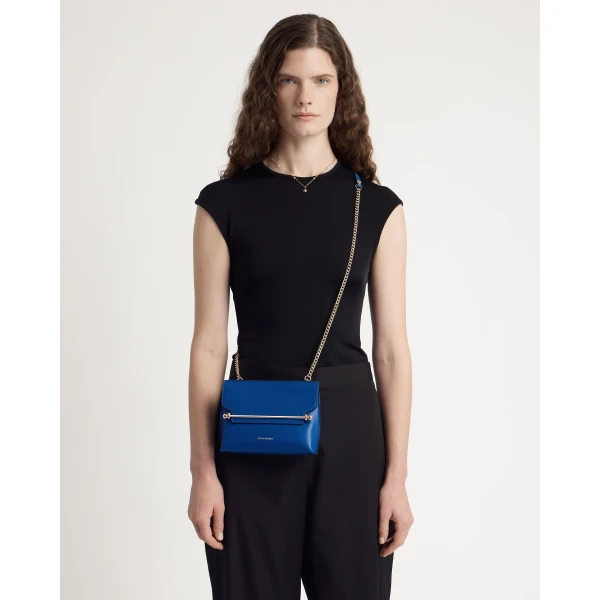 Strathberry Stylist Mini in True Blue, view 7