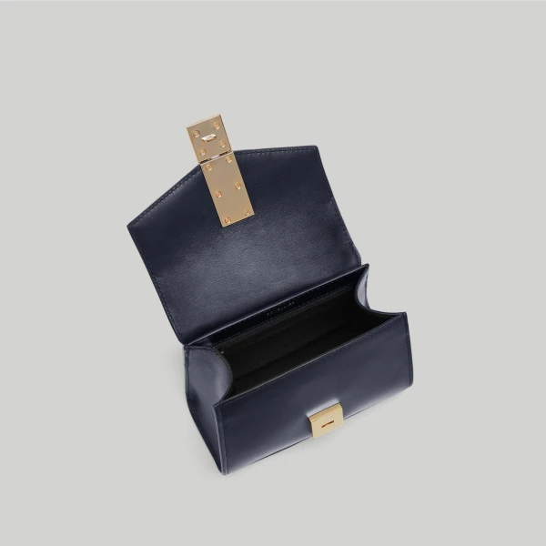 Demellier The Nano Montreal in Navy Mini Bag, view 3