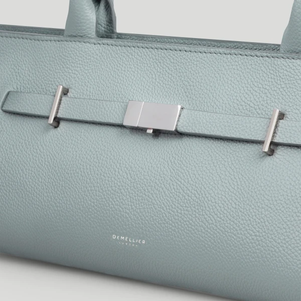 Demellier The New York Shoulder in Pacific Blue Crossbody Bag, view 3