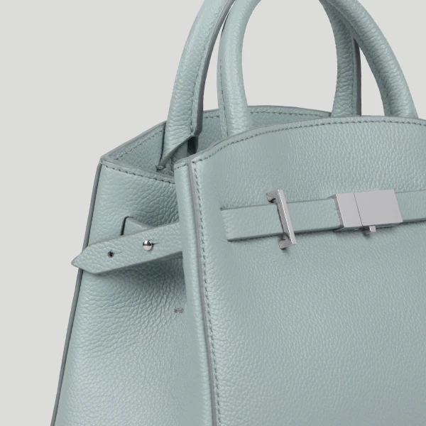 Demellier The Small Hudson in Pacific Blue Crossbody Bag, view 2