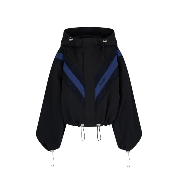 The Attico Blue and black bomber Jacket