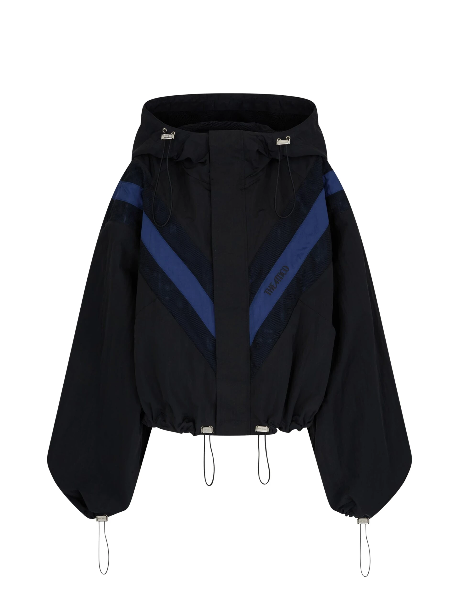 The Attico Blue and black bomber Jacket