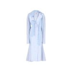 The Attico Blue midi shirt dress