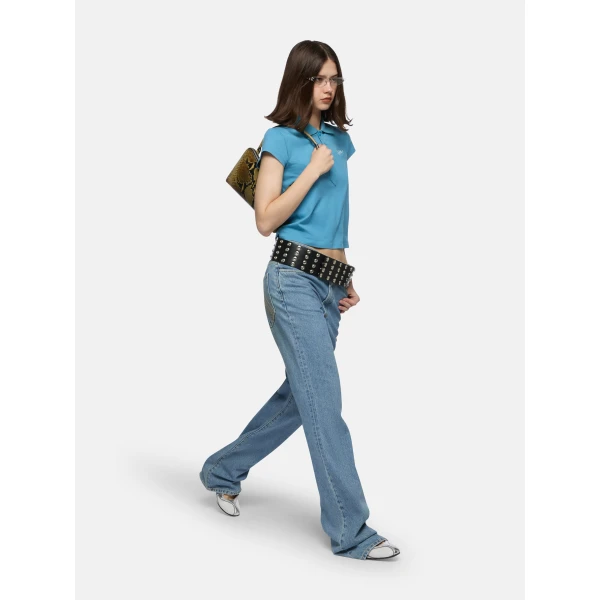The Attico Blue t-shirt Top, view 4