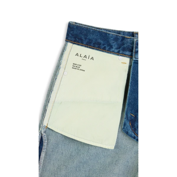 Alaia Bootcut Denim Jeans, view 3