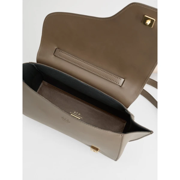 ATP Atelier Arezzo in Khaki Brown Handbag, view 2