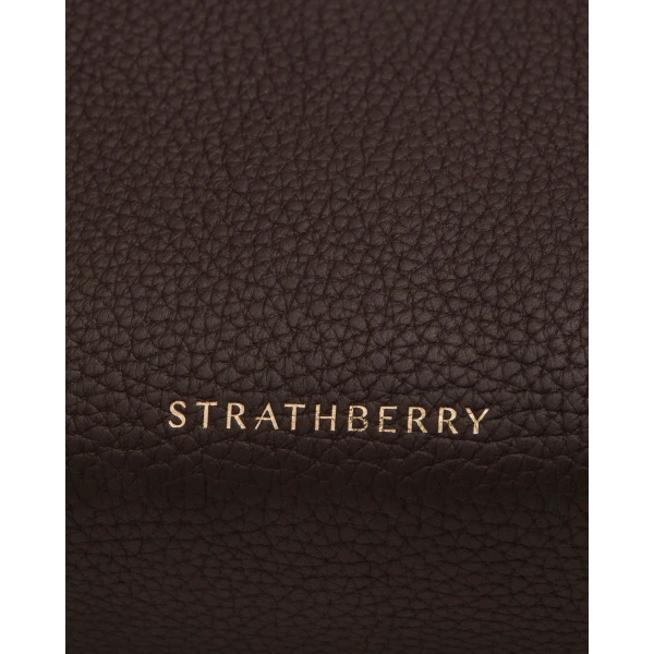 Strathberry Barra Mini in Espresso, view 7