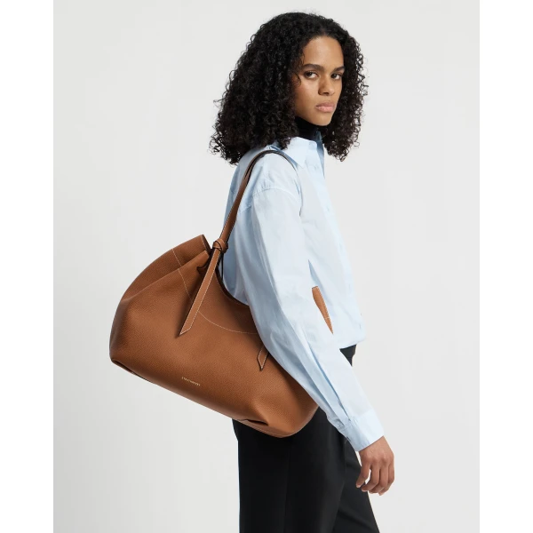 Strathberry Barra Tote in Tan, view 8