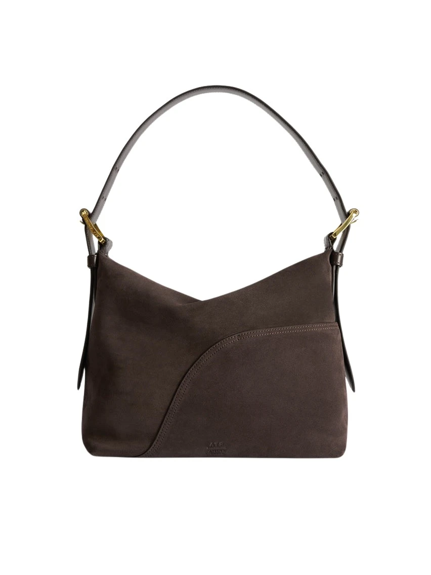 Brown-Bassanina-in-Walnut29117_nobg ATP Atelier Bassanina in Walnut Mini Tote Bag