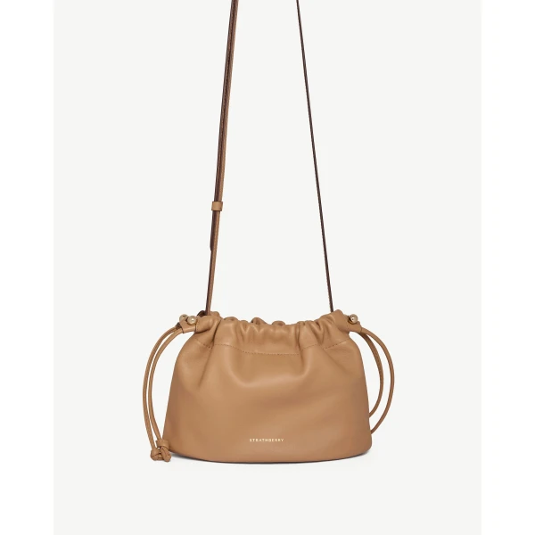 Strathberry Charlotte Drawstring in Caramel, view 2